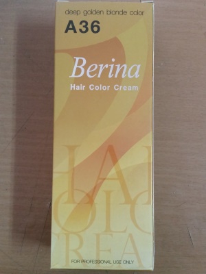 Berina A36 สีบลอนด์เข้มประกายทอง