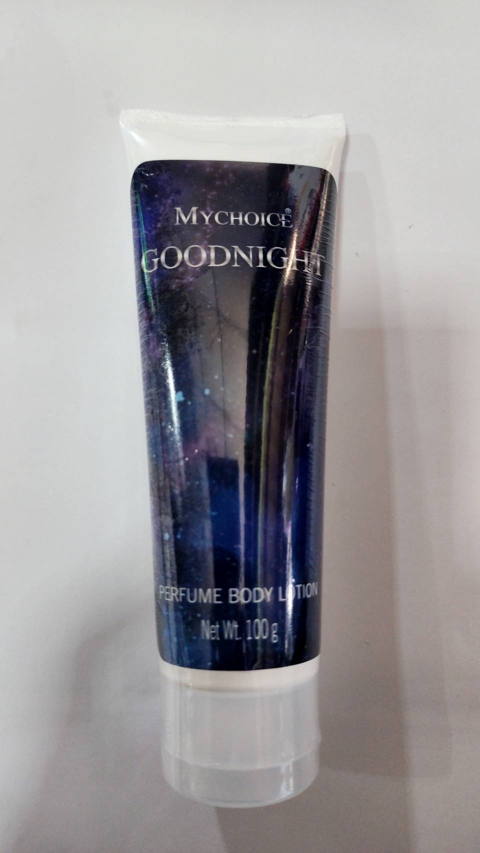 โลชั่นน้ำหอม มายช้อย หลอดน้ำเงิน goodnight100 g